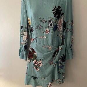 blue floral dress JEUVRE size medium